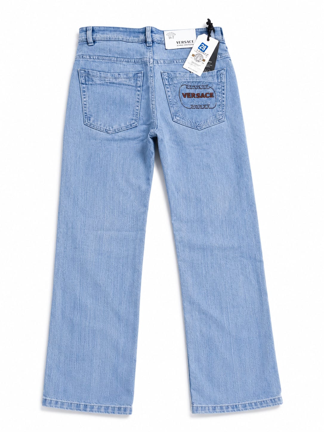 Men’s Light Blue Straight Fit Denim Jeans – Premium Casual Wear – Size 32